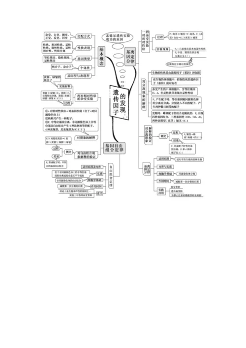 高中生物思维导图.docx