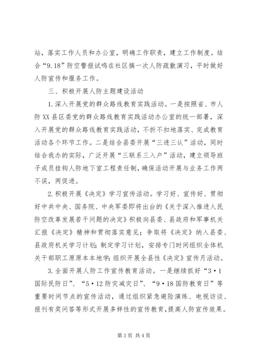 人民防空工作要点.docx