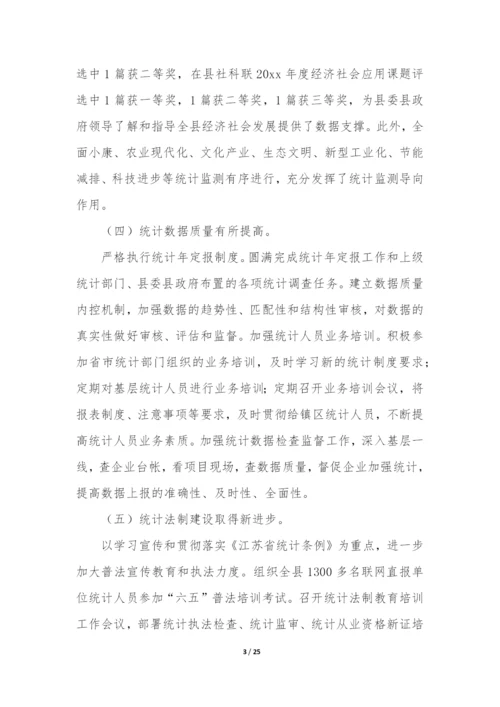 乡镇统计工作年度工作总结6篇.docx