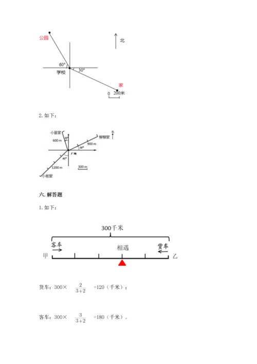 人教版六年级上册数学期中测试卷及答案一套.docx
