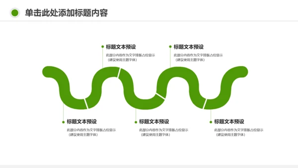 扁平化绿色低碳环保公益生态文明PPT模板