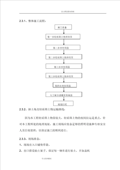 垃圾场工程施工方案