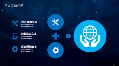 宇宙星空商风通用PPT模板