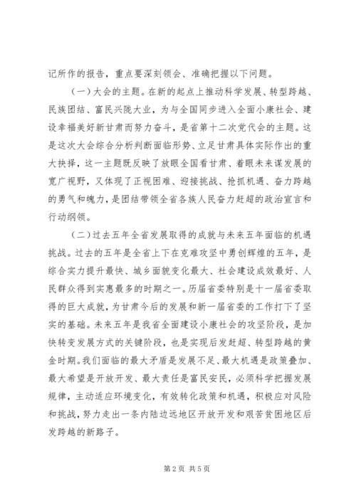学习省12次党代会心得体会 (4).docx