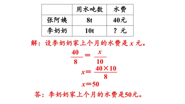 2024（大单元教学）人教版数学六年级下册4.9  用比例解决问题课件（共24张PPT)