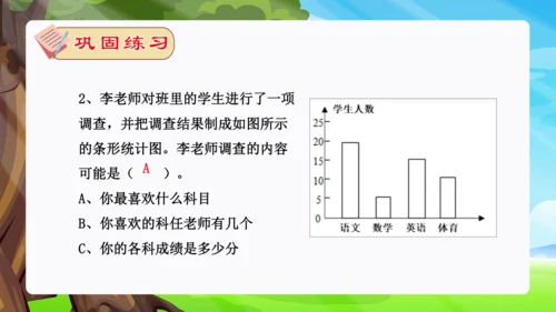 专题06：条形统计图、数学广角：优化（复习课件）（共26张PPT）-2023-2024四年级数学上册