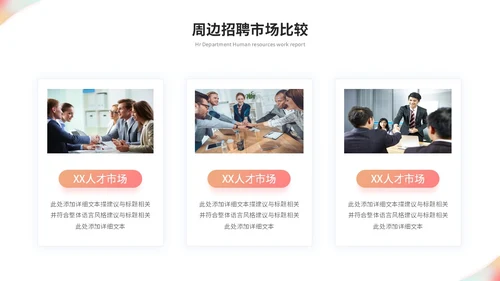 简约时尚商务人事部人力资源工作总结工作汇报ppt模板人力资源工作汇报