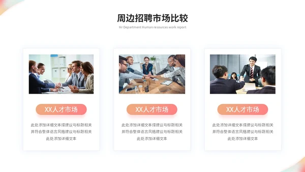 简约时尚商务人事部人力资源工作总结工作汇报ppt模板人力资源工作汇报