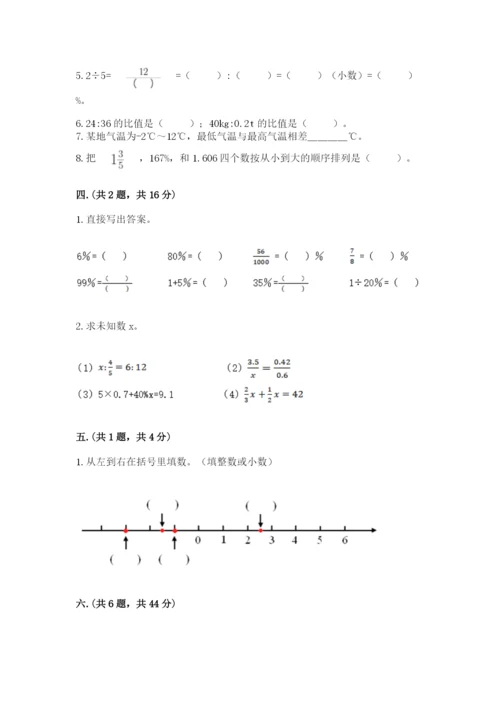 小学毕业班数学检测卷【含答案】.docx