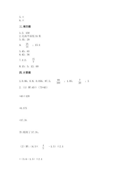 人教版六年级下册数学期末测试卷【典型题】.docx