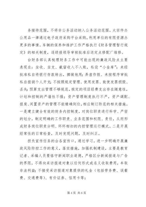 学校开展廉洁自律教育及廉政风险防控工作情况汇报 (2).docx