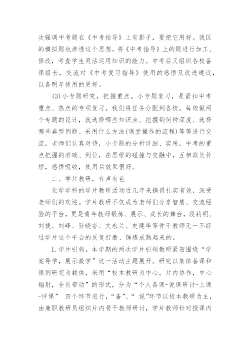 初中化学教研组工作总结.docx