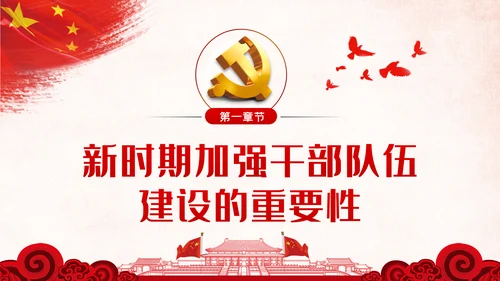 新时代怎样打造忠诚干净担当的高素质干部队伍PPT党建党课