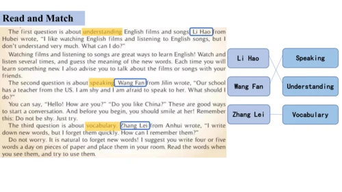 Unit 2 Reading and vocabulary-教学课件