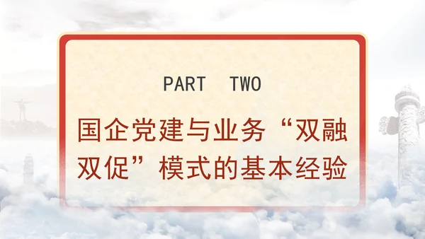 国企党建与业务双融双促模式专题党课PPT