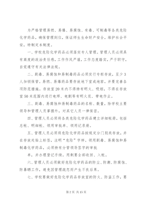 实验室危险化学药品管理制度.docx