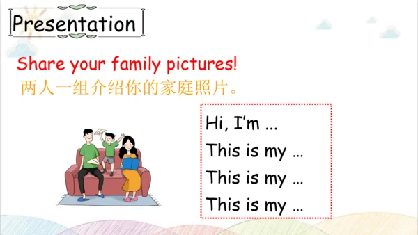 Unit 2 My family Part B&C Start to read&story time