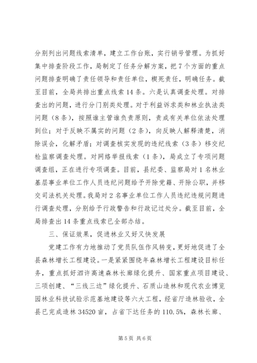 乡镇林业局年度党建工作总结.docx