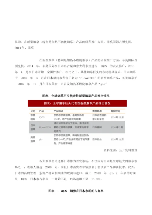 全球烟草行业市场竞争格局与占有率先发优势销量远超预期产品供不应求.docx