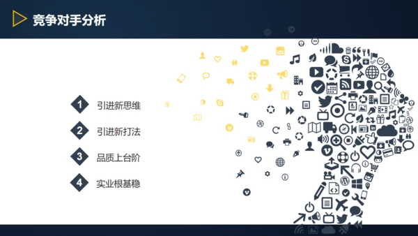 三角形岗位竞聘述职报告通用PPT模板