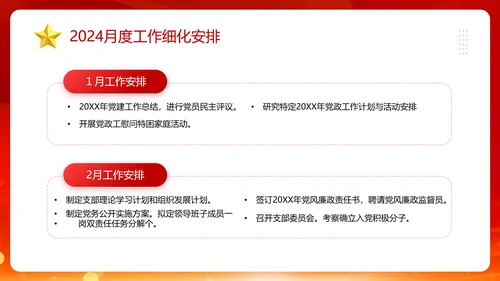 3月份群众生活会PPT模板