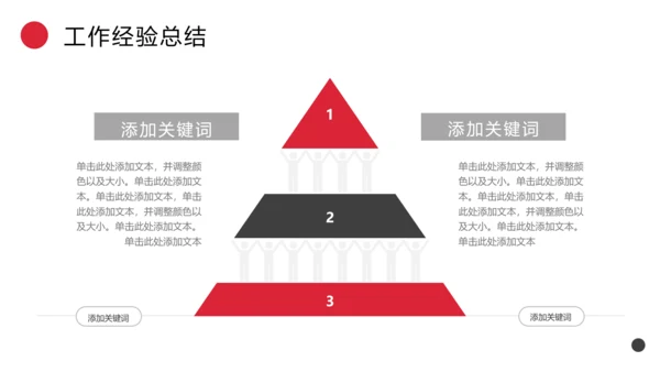 励志风工作述职报告PPT模板