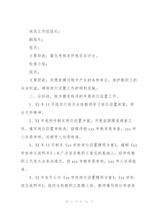 2020年学校事业单位岗位设置工作总结可参考.docx