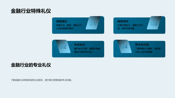 金融业务礼仪精要