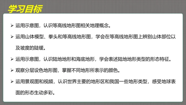 1.4认识地形图——能表达高低起伏的地图课件（共21张PPT）
