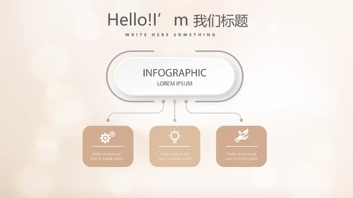 时尚金色美容微整形宣传动态PPT