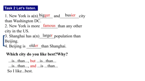 Unit 3 Language practice (2) & Around the world & 