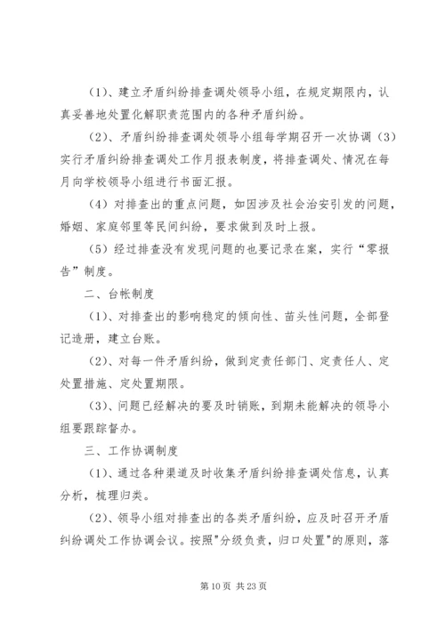 关于健全农村矛盾纠纷排查调处机制的几点思考精编.docx