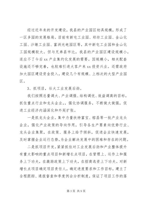 经贸局工作总结及工作计划.docx