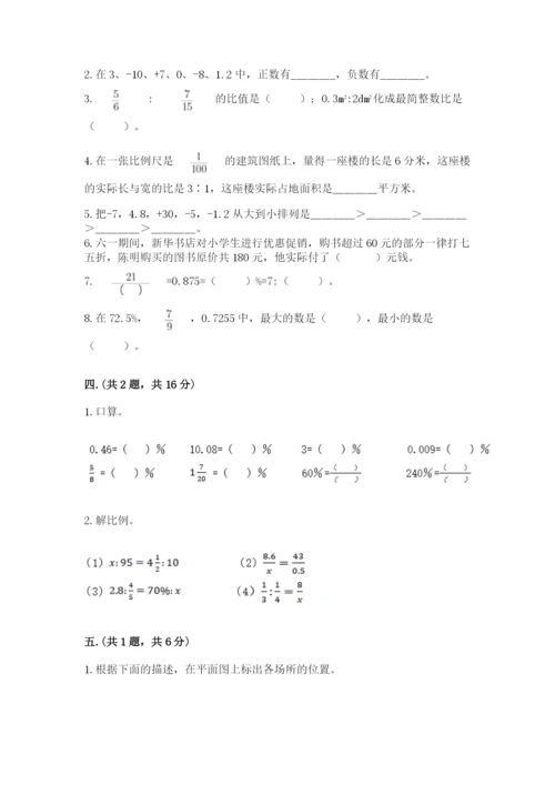 西师大版六年级数学下学期期末测试题含完整答案（历年真题）.docx