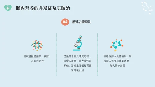 彩色水彩简约插画肠内营养的护理企业培训PPT全民营养周
