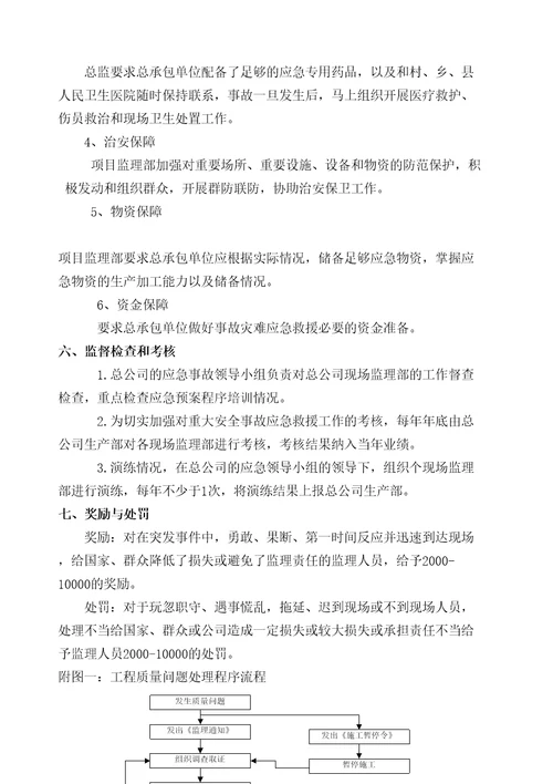 监理公司应急救援预案
