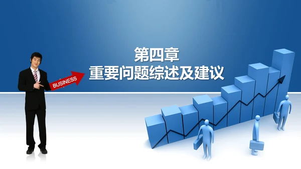 蓝色2019年度财务数据分析报告PPT