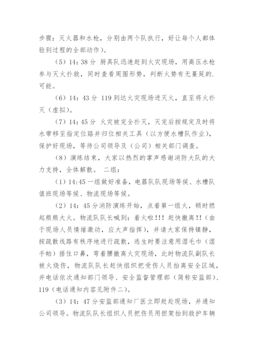 消防演练实施计划方案（精选11篇）.docx