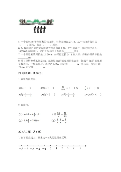 北京版数学小升初模拟试卷附参考答案【研优卷】.docx