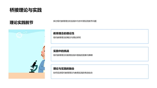 现代教育理念探究PPT模板