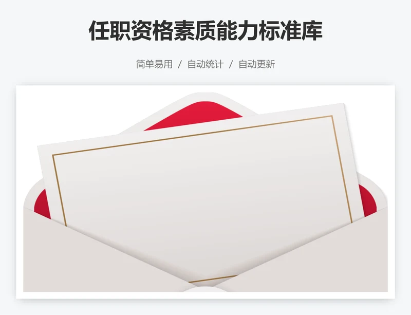 任职资格素质能力标准库