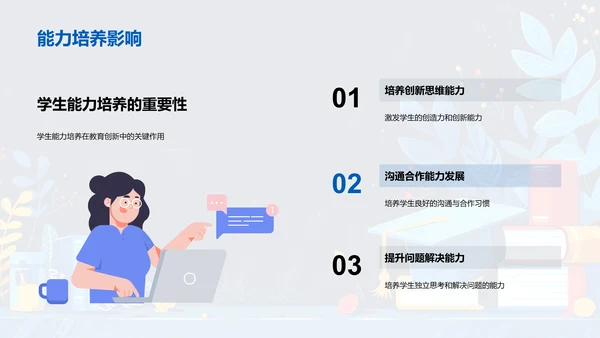 创新教育模式探索PPT模板