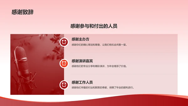 红色商务风表彰庆典PPT模板