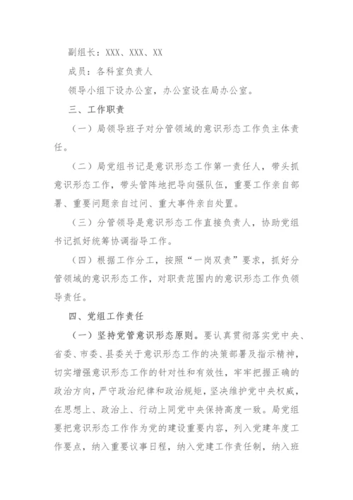 【意识形态】2022年度贯彻落实意识形态工作责任制实施方案.docx