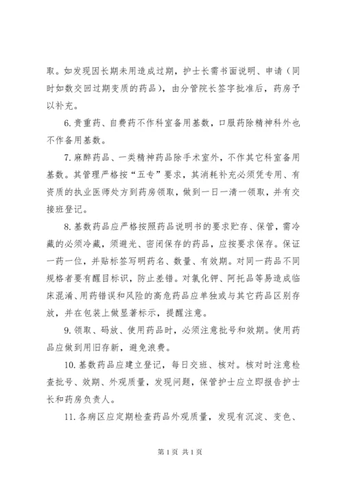 病区备用药品管理制度.docx
