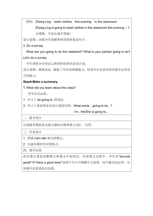 Unit 3 My weekend plan Part A Let's try & Let's ta