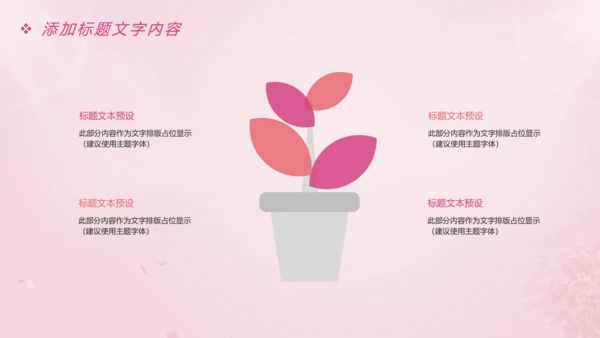 唯美粉红关爱女性健康关爱PPT模板