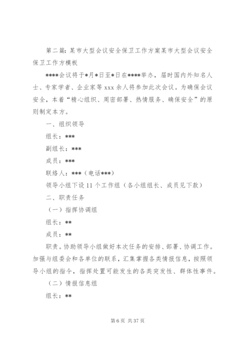 某市大型会议安全保卫工作方案.docx