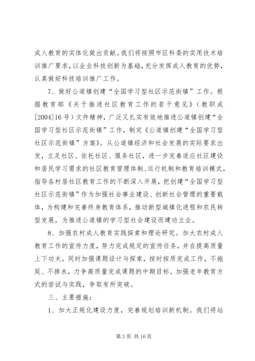社区教育中心工作计划范文.docx