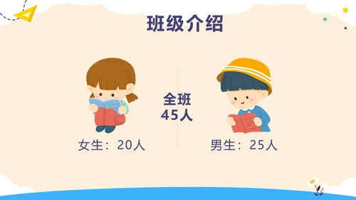 紫色卡通巴士开学第一课内容PPT模板